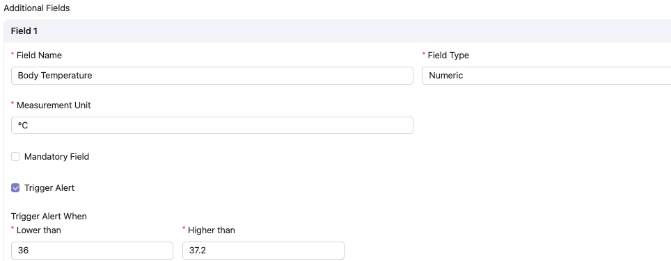 Field Type - Numeric