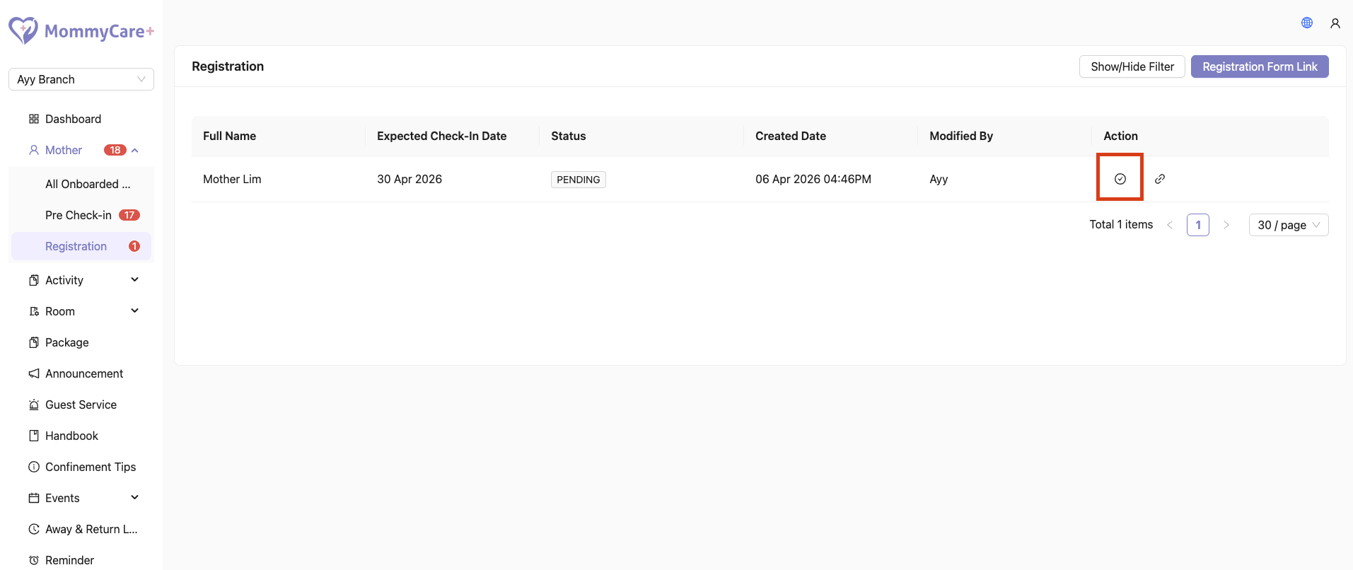 Onboard in Admin Portal